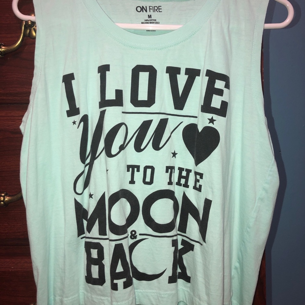 Sleeveless Teal Top
